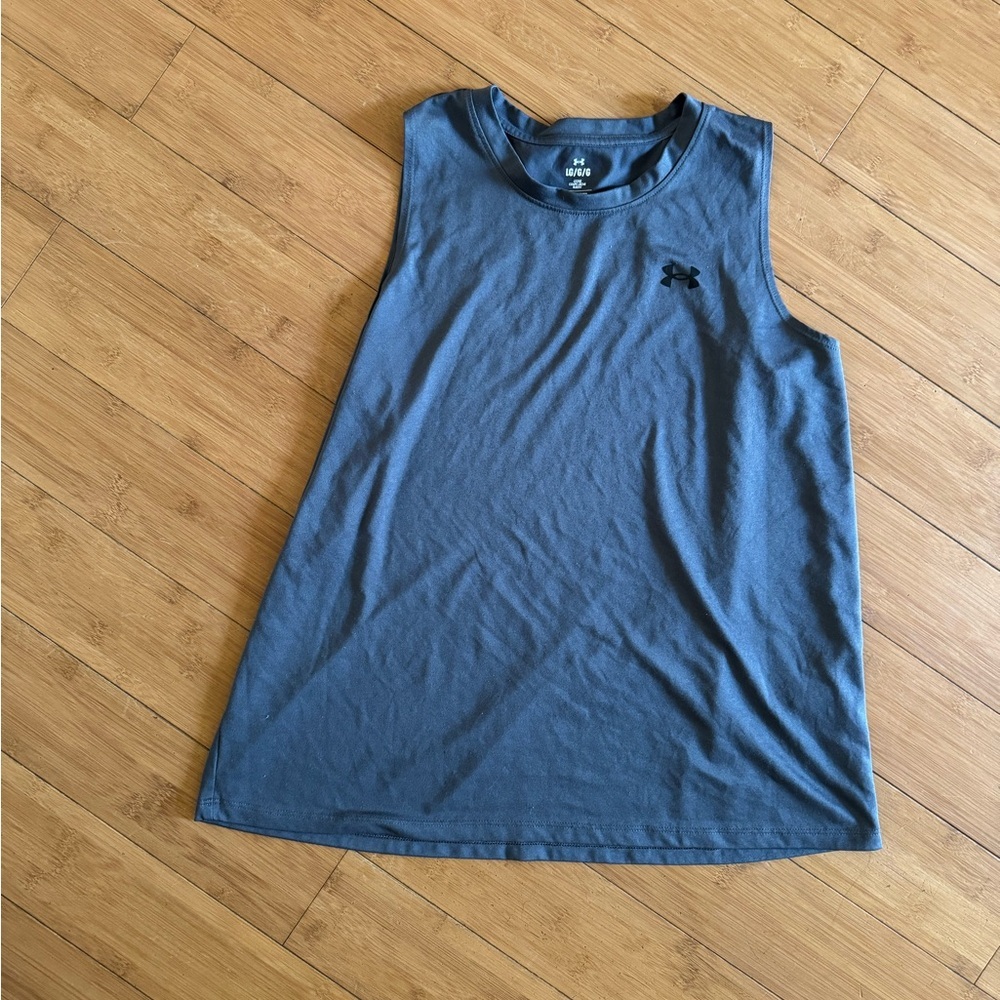 Under Armour Gray Sleeveless Tank Top